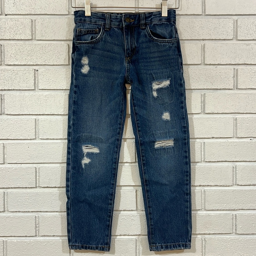 SOLD!!!  Dip Distressed Girls Straight Leg Jeans 8